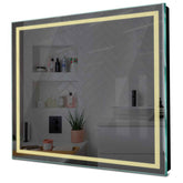 Specchio LED Quadrato | Controllo tramite interruttore a muro | Luce bianca calda - Reyze Serie Minimal Modello 1