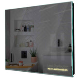 Specchio LED Quadrato | Controllo tramite interruttore a muro | Luce bianca calda - Reyze Serie Motivated Modello 7