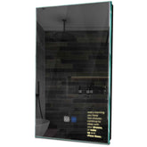 Specchio LED Verticale | Pulsanti touch | Funzione anti-appannamento | Luce bianca calda - Reyze Serie Motivated Modello 2