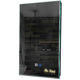 Specchio LED Verticale | Pulsanti touch | Funzione anti-appannamento | Luce bianca calda - Reyze Serie Motivated Modello 6