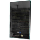 Specchio LED Verticale | Pulsanti touch | Funzione anti-appannamento | Luce bianca calda - Reyze Serie Motivated Modello 8