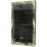 Specchio LED Verticale | Pulsanti touch | Funzione anti-appannamento | Luce bianca calda - Reyze Serie Simetria Modello 2