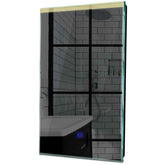 Specchio LED Verticale | Pulsante touch | Luce bianca calda - Reyze Serie Edge Modello 5
