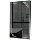 Specchio LED Verticale | Pulsante touch | Luce bianca calda - Reyze Serie Good Vibes Modello 1