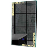 Specchio LED Verticale | Pulsante touch | Luce bianca calda - Reyze Serie Good Vibes Modello 4