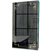 Specchio LED Verticale | Pulsante touch | Luce bianca calda - Reyze Serie Good Vibes Modello 5