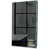 Specchio LED Verticale | Pulsante touch | Luce bianca calda - Reyze Serie Motivated Modello 1