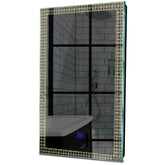Specchio LED Verticale | Pulsante touch | Luce bianca calda - Reyze Serie Official Modello 4