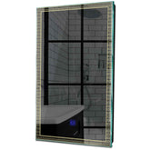 Specchio LED Verticale | Pulsante touch | Luce bianca calda - Reyze Serie Official Modello 5