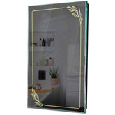 Specchio LED Verticale | Controllo tramite interruttore a muro | Luce bianca calda - Reyze Serie Good Vibes Modello 1