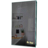 Specchio LED Verticale | Controllo tramite interruttore a muro | Luce bianca calda - Reyze Serie Motivated Modello 6