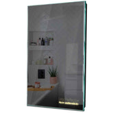 Specchio LED Verticale | Controllo tramite interruttore a muro | Luce bianca calda - Reyze Serie Motivated Modello 7