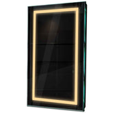 Specchio LED Verticale | Controllo tramite interruttore a muro | Luce bianca calda - Reyze Serie Salono Modello 1