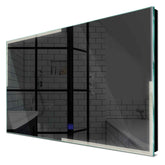 Specchio LED Rettangolare | Pulsante touch | Luce bianca neutra - Reyze Serie Edge Modello 2