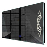 Specchio LED Rettangolare | Pulsante touch | Luce bianca neutra - Reyze Serie Good Vibes Modello 6