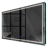 Specchio LED Rettangolare | Pulsante touch | Luce bianca neutra - Reyze Serie Minimal Modello 1