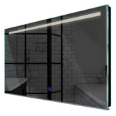 Specchio LED Rettangolare | Pulsante touch | Luce bianca neutra - Reyze Serie Minimal Modello 5
