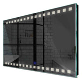 Specchio LED Rettangolare | Pulsante touch | Luce bianca neutra - Reyze Serie Minimal Modello 6