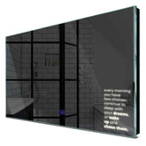 Specchio LED Rettangolare | Pulsante touch | Luce bianca neutra - Reyze Serie Motivated Modello 2