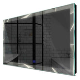 Specchio LED Rettangolare | Pulsante touch | Luce bianca neutra - Reyze Serie Simetria Modello 2