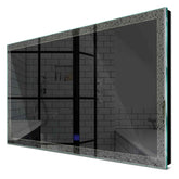 Specchio LED Rettangolare | Pulsante touch | Luce bianca neutra - Reyze Serie Simetria Modello 5