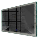 Specchio LED Rettangolare | Pulsante touch | Luce bianca neutra - Reyze Serie Simetria Modello 7
