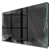 Specchio LED Rettangolare | Pulsante touch | Luce bianca neutra - Reyze Serie Simetria Modello 8