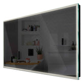 Specchio LED Rettangolare | Controllo tramite interruttore a muro | Luce bianca neutra - Reyze Serie Edge Modello 1