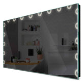 Specchio LED Rettangolare | Controllo tramite interruttore a muro | Luce bianca neutra - Reyze Serie Edge Modello 4