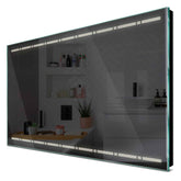 Specchio LED Rettangolare | Controllo tramite interruttore a muro | Luce bianca neutra - Reyze Serie Minimal Modello 3