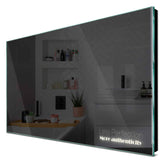 Specchio LED Rettangolare | Controllo tramite interruttore a muro | Luce bianca neutra - Reyze Serie Motivated Modello 7