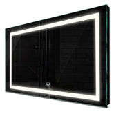 Specchio LED Rettangolare | Pulsante touch | Luce bianca neutra - Reyze Serie Salono Modello 1
