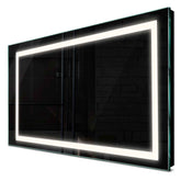 Specchio LED Rettangolare | Controllo tramite interruttore a muro | Luce bianca neutra - Reyze Serie Salono Modello 1
