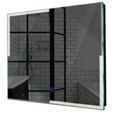 Specchio LED Quadrato | Pulsante touch | Luce bianca neutra - Reyze Serie Edge Modello 2