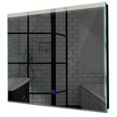 Specchio LED Quadrato | Pulsante touch | Luce bianca neutra - Reyze Serie Edge Modello 5