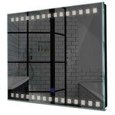 Specchio LED Quadrato | Pulsante touch | Luce bianca neutra - Reyze Serie Minimal Modello 6