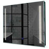 Specchio LED Quadrato | Pulsante touch | Luce bianca neutra - Reyze Serie Minimal Modello 7