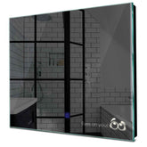Specchio LED Quadrato | Pulsante touch | Luce bianca neutra - Reyze Serie Motivated Modello 8