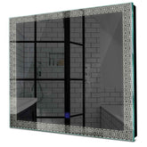 Specchio LED Quadrato | Pulsante touch | Luce bianca neutra - Reyze Serie Official Modello 1
