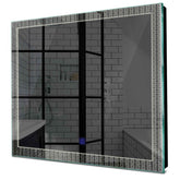 Specchio LED Quadrato | Pulsante touch | Luce bianca neutra - Reyze Serie Official Modello 5