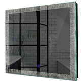 Specchio LED Quadrato | Pulsante touch | Luce bianca neutra - Reyze Serie Simetria Modello 6