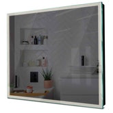 Specchio LED Quadrato | Controllo tramite interruttore a muro | Luce bianca neutra - Reyze Serie Edge Modello 1