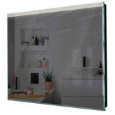 Specchio LED Quadrato | Controllo tramite interruttore a muro | Luce bianca neutra - Reyze Serie Edge Modello 5