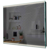 Specchio LED Quadrato | Controllo tramite interruttore a muro | Luce bianca neutra - Reyze Serie Edge Modello 8