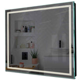 Specchio LED Quadrato | Controllo tramite interruttore a muro | Luce bianca neutra - Reyze Serie Minimal Modello 1