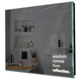 Specchio LED Quadrato | Controllo tramite interruttore a muro | Luce bianca neutra - Reyze Serie Motivated Modello 1