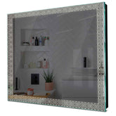 Specchio LED Quadrato | Controllo tramite interruttore a muro | Luce bianca neutra - Reyze Serie Official Modello 1