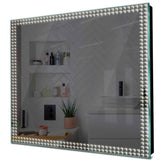 Specchio LED Quadrato | Controllo tramite interruttore a muro | Luce bianca neutra - Reyze Serie Official Modello 6