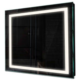 Specchio LED Quadrato | Controllo tramite interruttore a muro | Luce bianca neutra - Reyze Serie Salono Modello 1