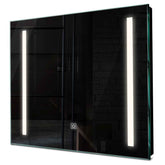 Specchio LED Quadrato | Pulsante touch | Luce bianca neutra - Reyze Serie Salono Modello 5